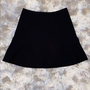 Black J.Crew mink skirt